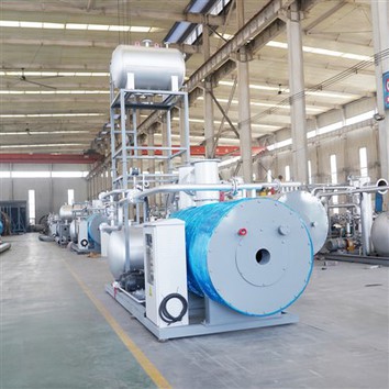 Horizontálny plynový kotol na termálny olej